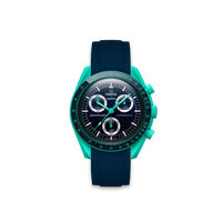 Rubber Strap for OMEGA X Swatch Bioceramic MoonSwatch Polar Lights