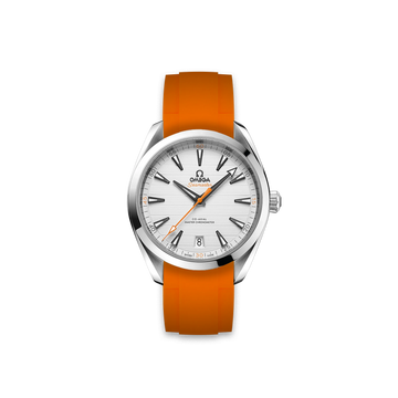 Rubber Strap Omega Seamaster Aqua Terra 150m 41mm White ZEALANDE