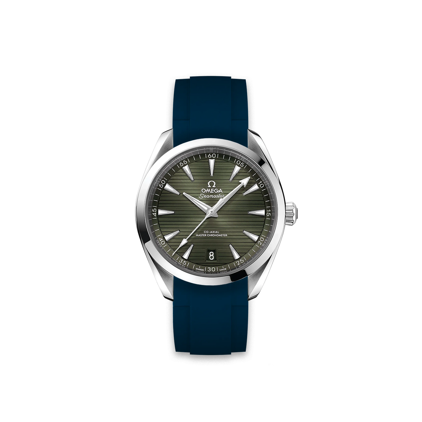 Rubber Strap for OMEGA® Seamaster AQUA TERRA 150M CO‑AXIAL 41MM Green