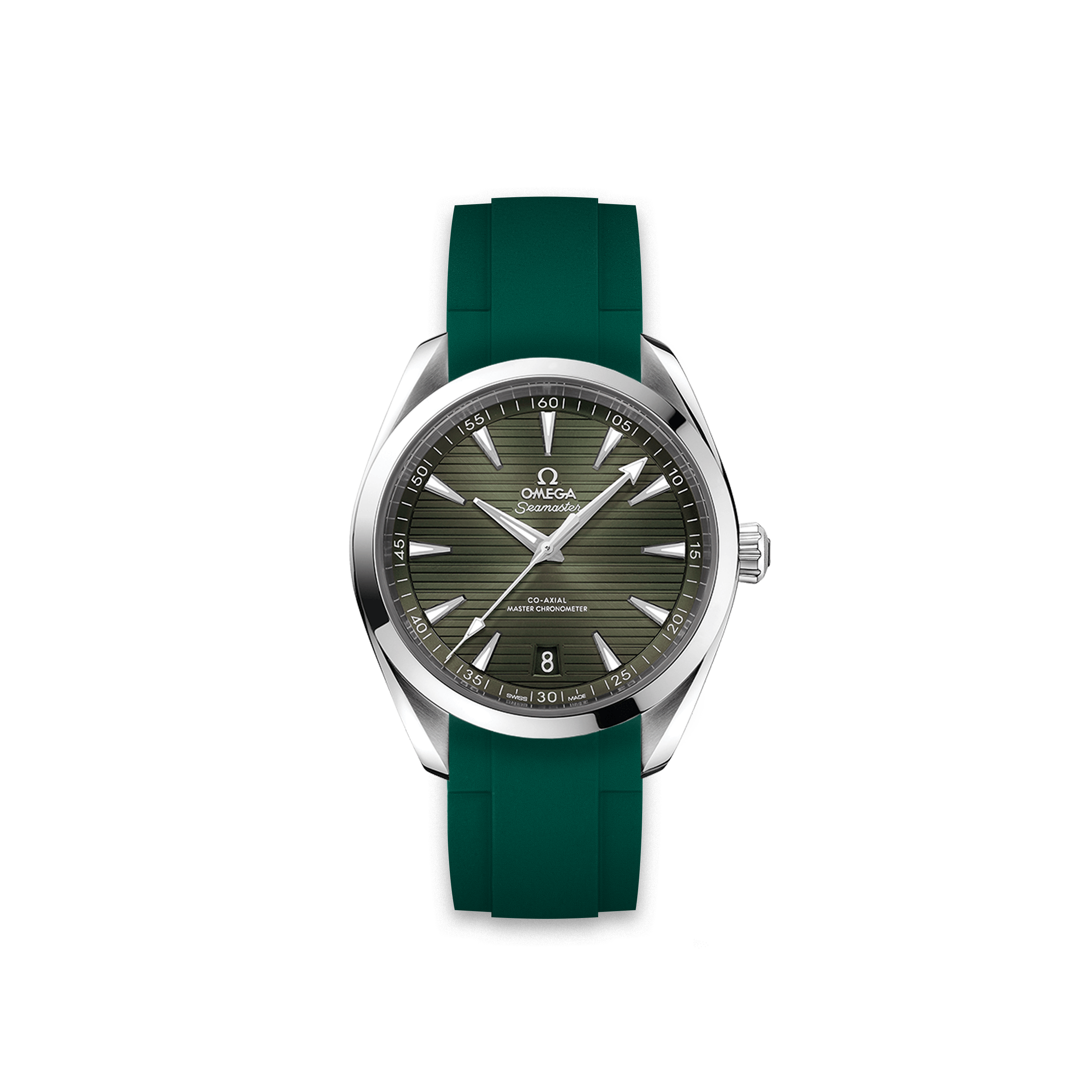 Rubber Strap Omega Seamaster Aqua Terra 150m 41mm Green ZEALANDE