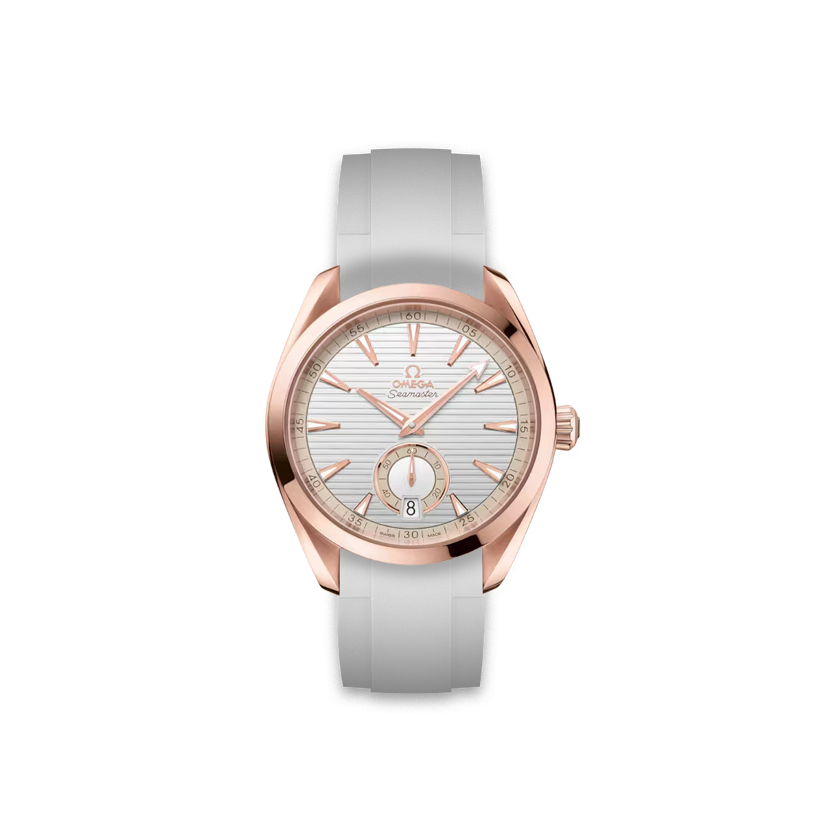 Rubber Strap Omega Seamaster Aqua Terra 150M 41MM Small Seconds
