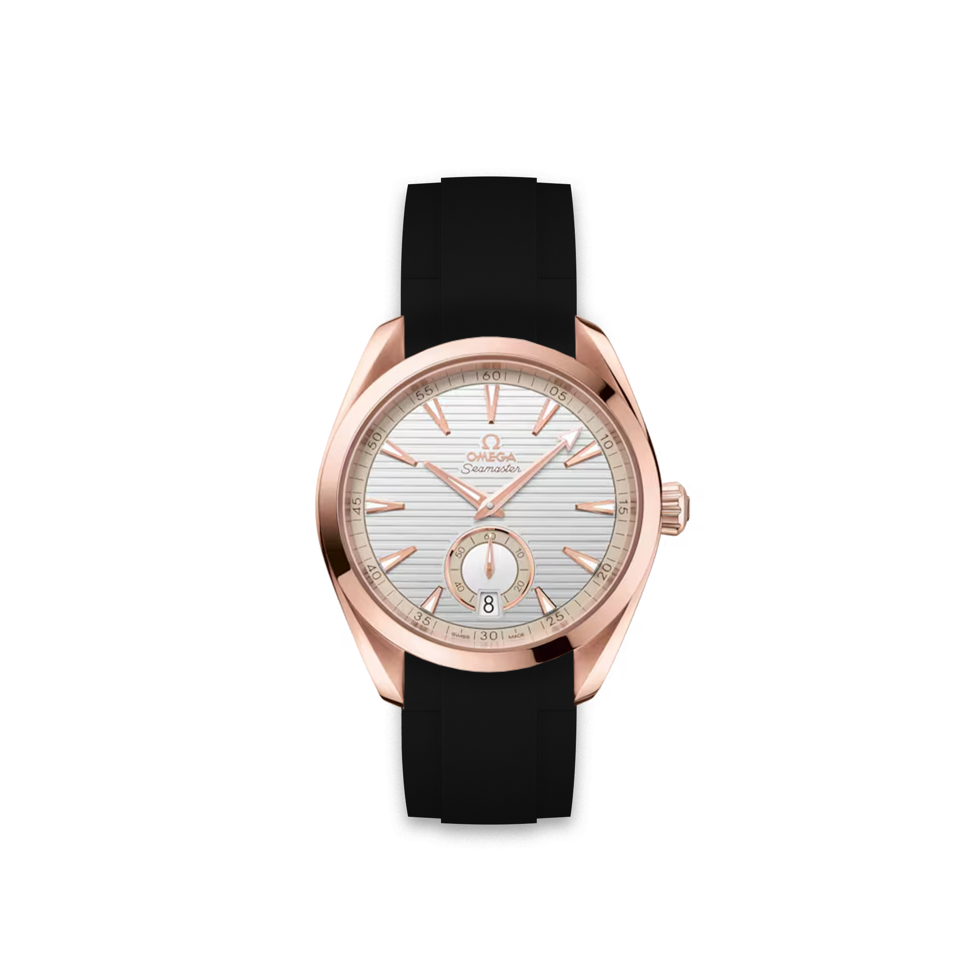 Rubber Strap Omega Seamaster Aqua Terra 150M 41MM Small Seconds