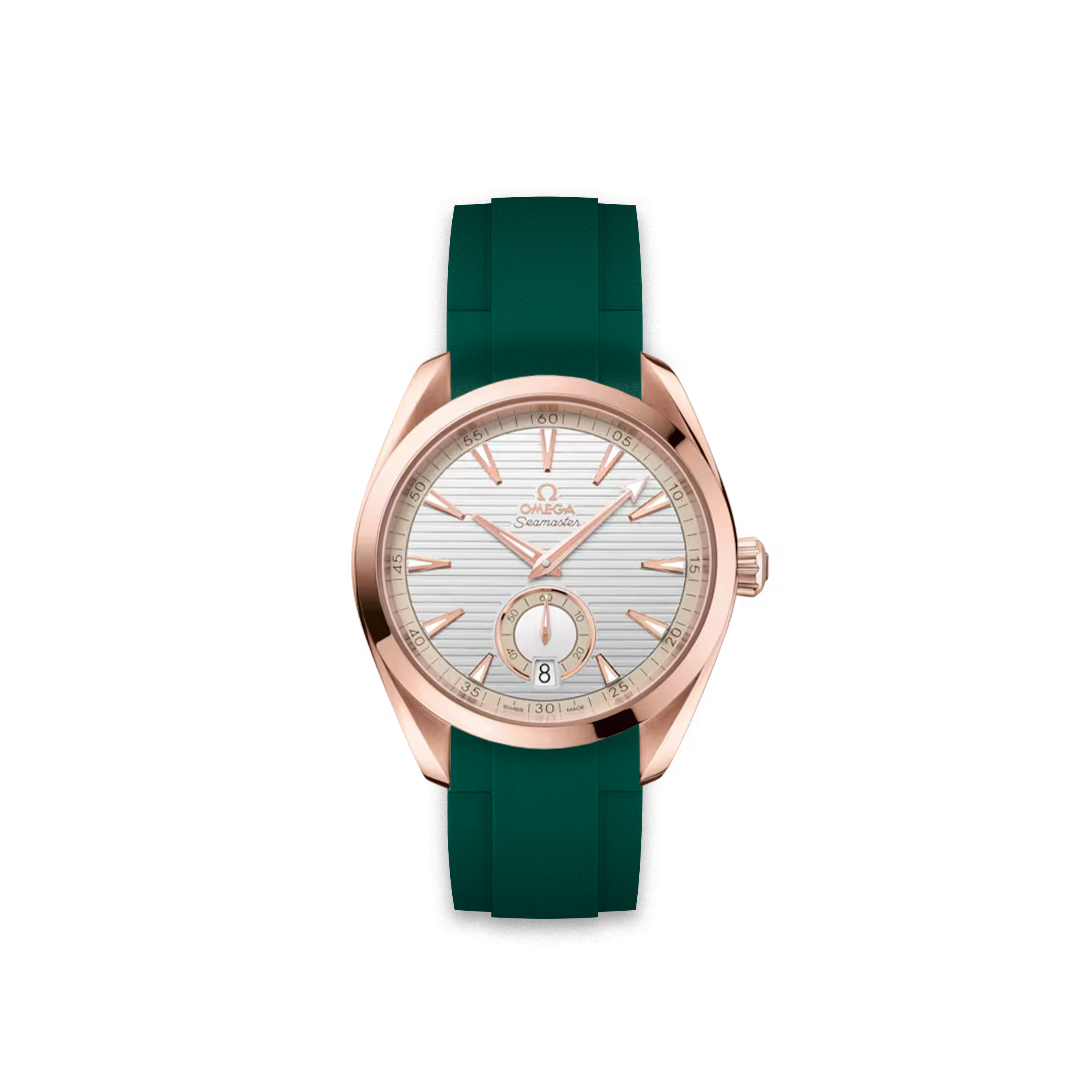 Rubber Strap Omega Seamaster Aqua Terra 150M 41MM Small Seconds