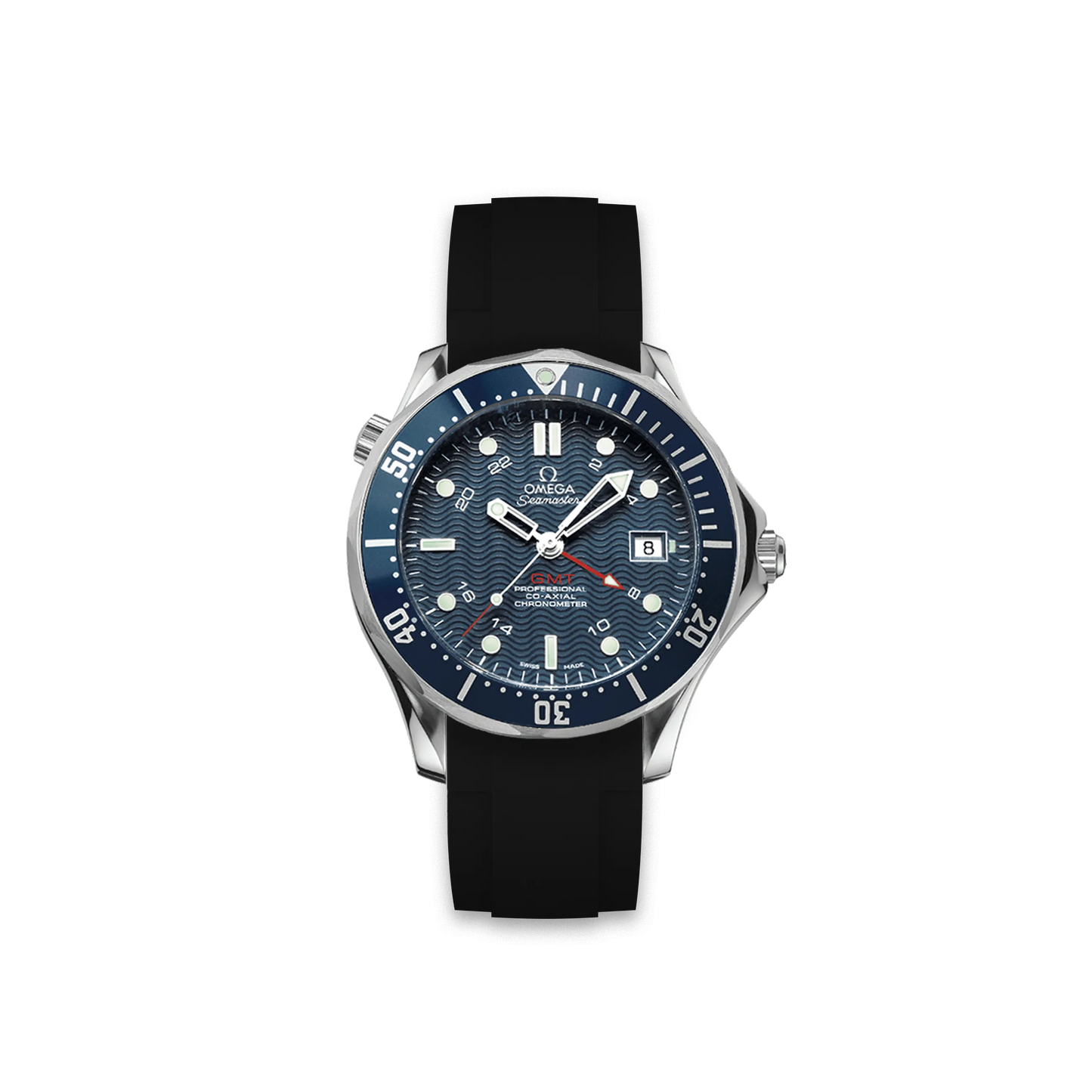 Rubber Strap for OMEGA® Seamaster Diver 300M Co-Axial GMT