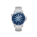 Bracelet caoutchouc pour OMEGA® Seamaster Diver 300M Co-Axial 42mm Summer Blue