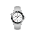 Rubber Strap for OMEGA® Seamaster Diver 300M Co-Axial 42mm White Ceramic