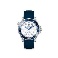 Rubber Strap for OMEGA® Seamaster Diver 300M Co-Axial 42mm  Blue Ceramic "Tokyo"