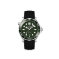 Rubber Strap for OMEGA® Seamaster Diver 300M Co-Axial 42mm Green Ceramic