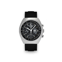 22 mm gerades Kautschukarmband für Omega Speedmaster AK Mark 4.5 
