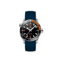 bracelet en caoutchouc pour OMEGA® Seamaster Planet Ocean 600M Co-Axial 43,5mm Black & Orange