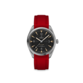 Rubber Strap for OMEGA® Seamaster Railmaster Co-Axial 40mm Black