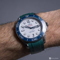 Bracelet en caoutchouc pour OMEGA® Seamaster Diver 300M Co-Axial 42mm Blue Ceramic 