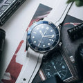 bracelet en caoutchouc pour OMEGA® Seamaster Diver 300M James Bond bracelets en caoutchouc ZEALANDE 