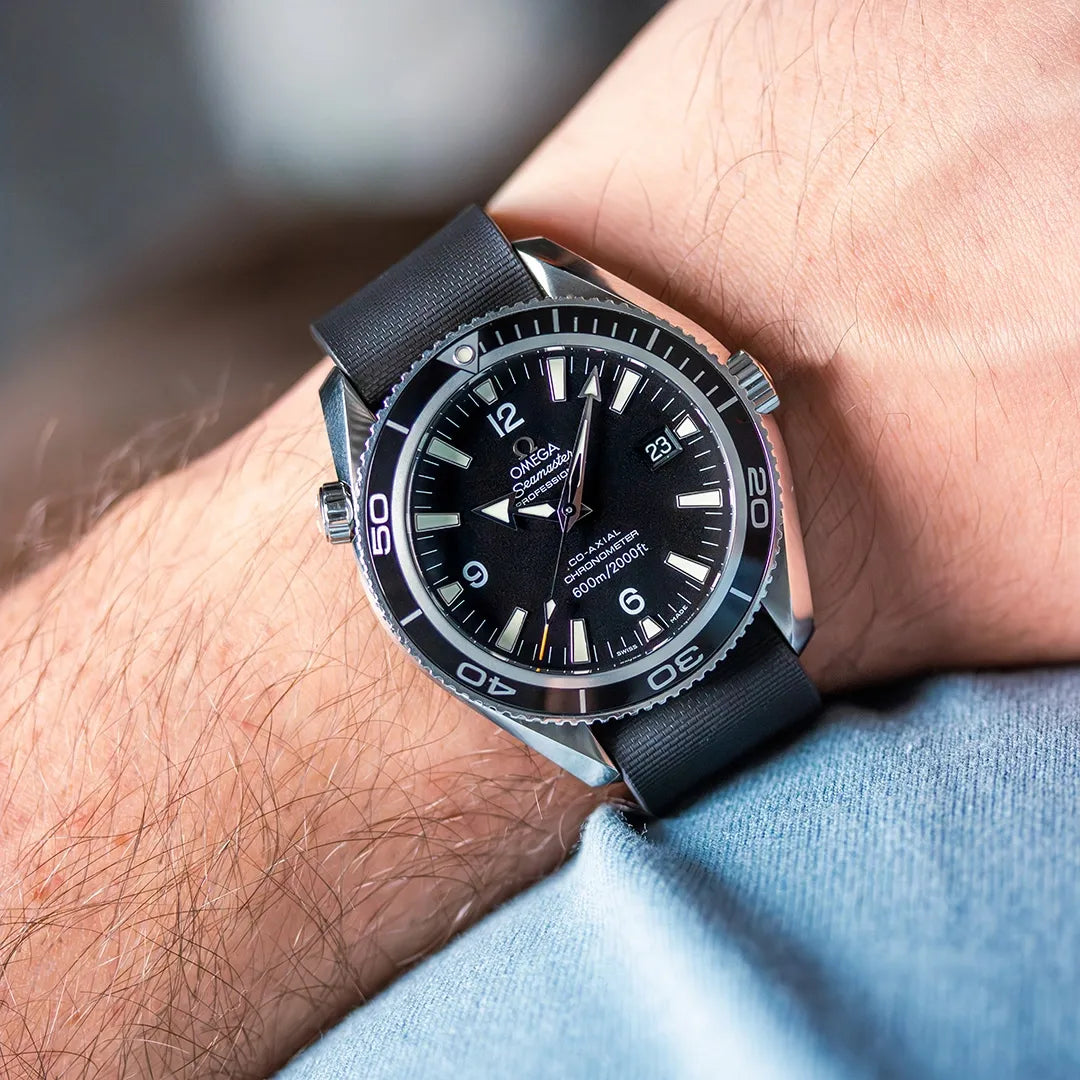 20MM NATO SINGLE PASS RUBBER STRAP FOR OMEGA® - ZEALANDE®