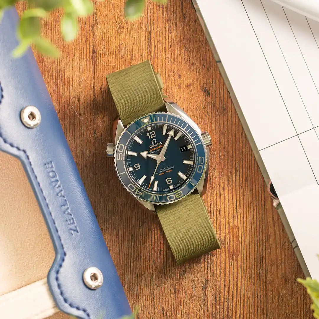 21MM NATO SINGLE PASS RUBBER STRAP FOR OMEGA® - ZEALANDE®