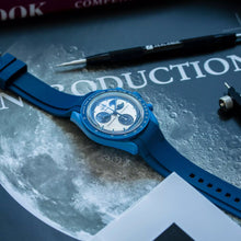  Bracelet caoutchouc pour OMEGA® X Swatch Bioceramic MoonSwatch "Super Blue".