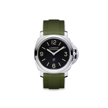 24mm Straight Rubber Strap For Panerai® Luminor Base Logo – ZEALANDE