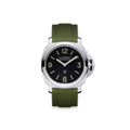 Straight Rubber Strap For Panerai® Luminor Base Logo