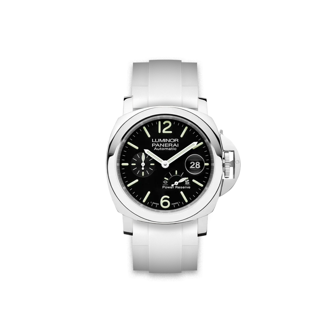 24mm Straight Rubber Strap For Panerai® Luminor Power Reserve