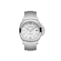 Straight Rubber Strap For Panerai® Luminor Quaranta White Dial