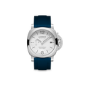 Straight Rubber Strap For Panerai® Luminor Quaranta White Dial