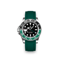 Rubber Strap for ROLEX® GMT 126720VTNR "Sprite" (6 Digits) For Deployant Buckle