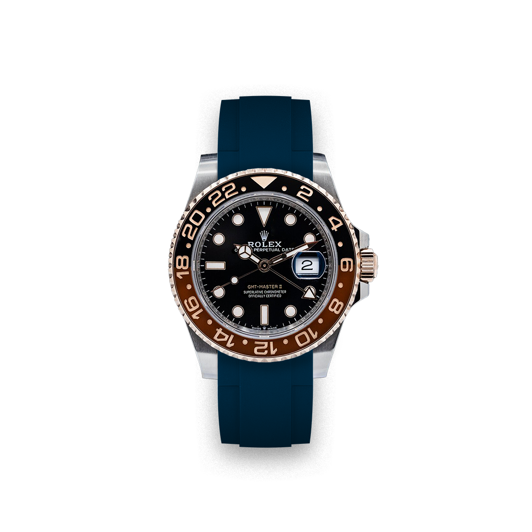 ラグナ　ワンドロップ Rolex® GMT CHNR 126711CHNR (6 digits) For Deployant Buckle - ZEALANDE®