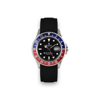 Kautschukband für ROLEX® GMT 16710 (5 Ziffern) für Faltschließe