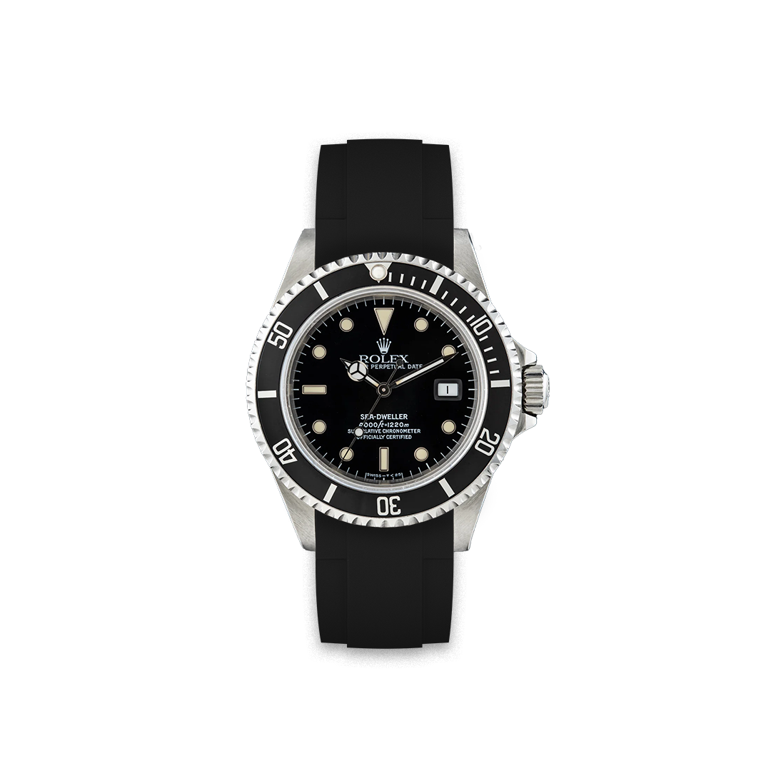 Rubber Strap for Rolex Sea-Dweller For Deployant Buckle - ZEALANDE