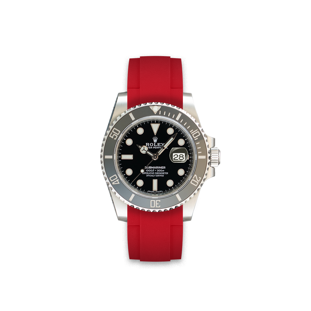 Rubber Strap Rolex® Submariner Date 116610 - Deployant Buckle