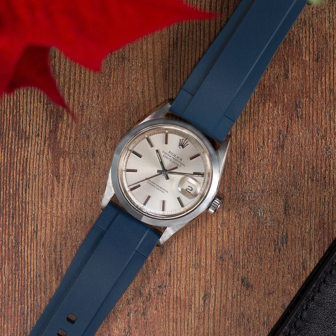 Straight Rubber Strap for Rolex Datejust 4 5 digits ZEALANDE