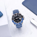 Rubber Strap for ROLEX® GMT 126710 BLNR (6 Digits)
