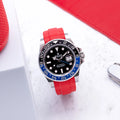 Rubber Strap for ROLEX® GMT 126710 BLNR (6 Digits) For Deployant Buckle