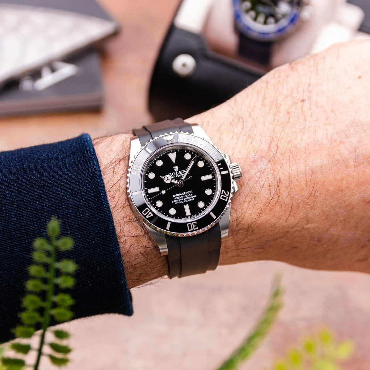 Rolex Rudbier Rubber Strap for Rolex Submariner without date (6 digits) - ZEALANDE