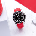 Rubber Strap for ROLEX® Submariner Without Date (6 Digits until August 2020) Rubber Straps with tang buckle ZEALANDE 