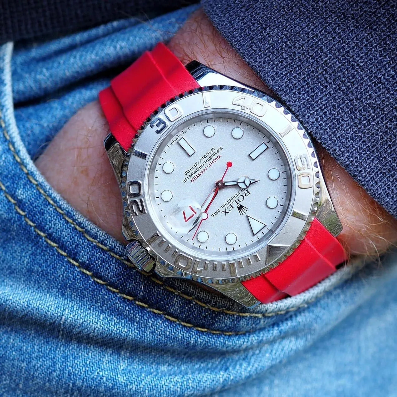 Rolex yachtmaster 2 strap clearance