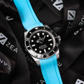 bracelet en caoutchouc pour ROLEX® Submariner Sans date (6 chiffres jusqu'à août 2020) bracelets en caoutchouc ZEALANDE 