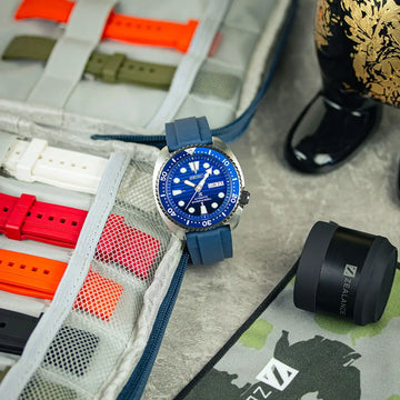 Seiko Turtle Nato 22MM Straight Rubber Strap For Seiko® Turtle