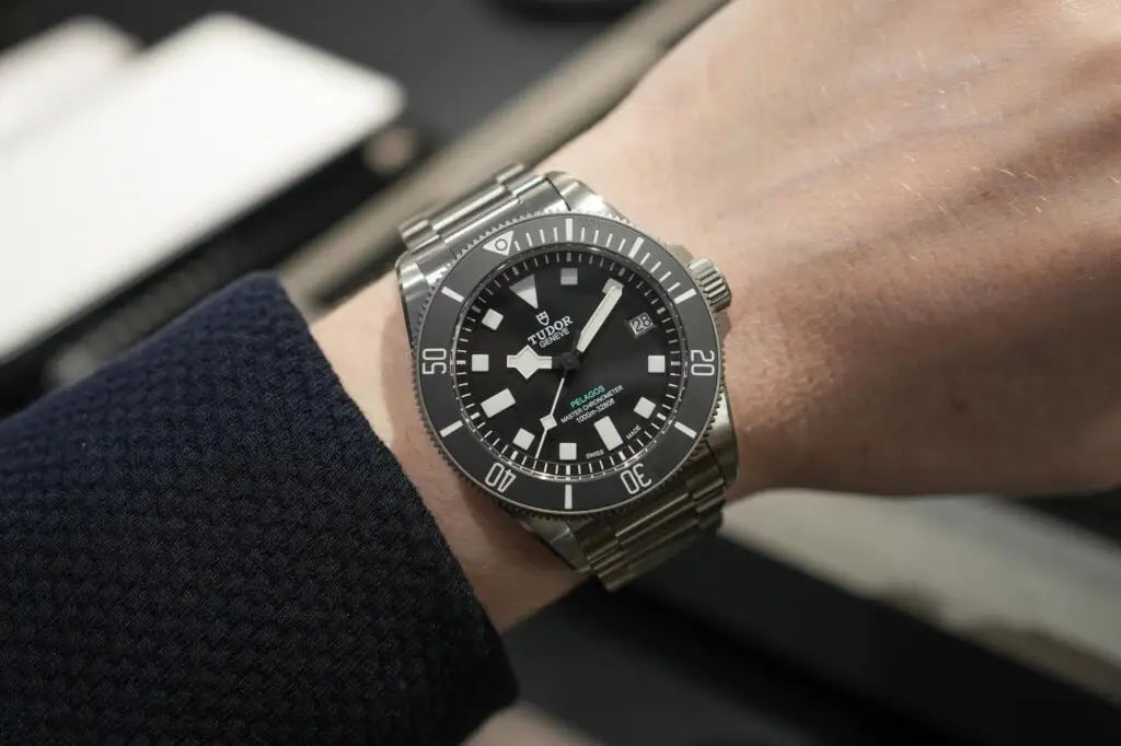 Tudor pelagos ultra watch on metal strap