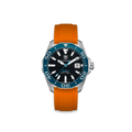 bracelet en caoutchouc pour TAG HEUER® Aquaracer Calibre 5 Blue Bezel en 41mm (Ref : WAY211X & WAY111X)