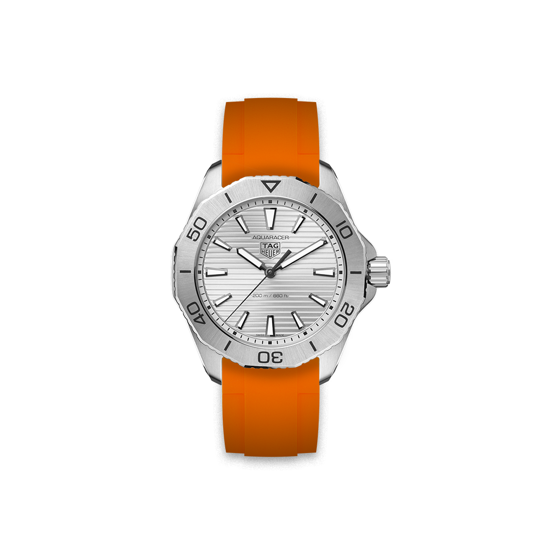 Rubber Strap Tag Heuer Aquaracer Pro 200 Grey WBP1111.BA0627