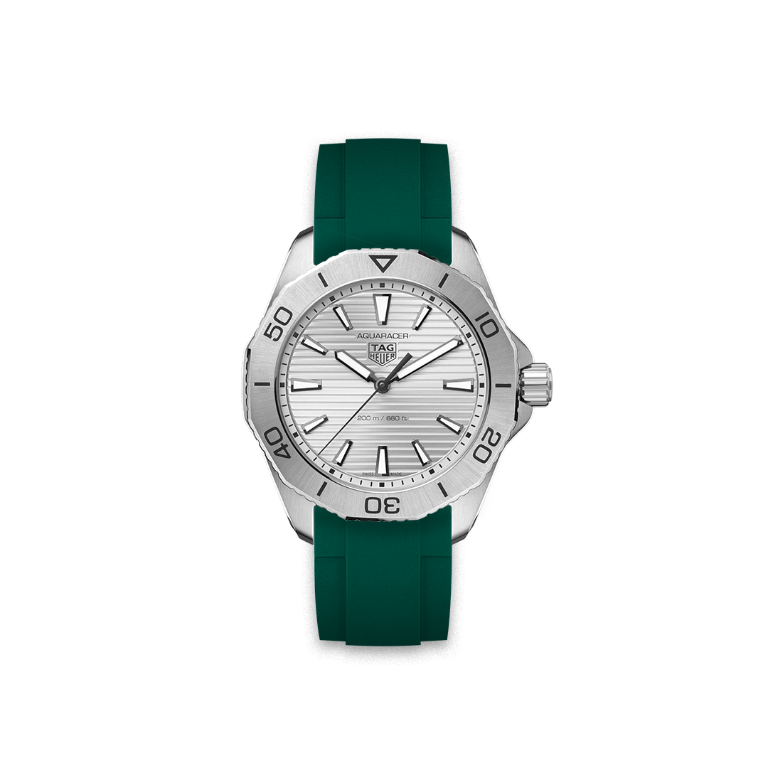 Rubber Strap Tag Heuer Aquaracer Pro 200 Grey WBP1111.BA0627
