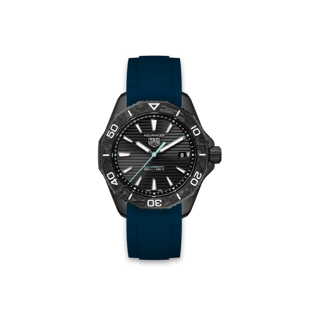 Rubber Strap Tag Heuer Aquaracer Proffessional 200 SOLARGRAPH Rubber Strap Tag Heuer Aquaracer Proffessional 200 SOLARGRAPH