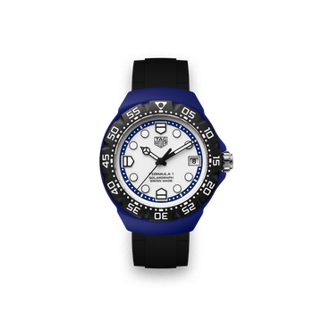 Straight Rubber Strap for Tag Heuer® Formula 1 Solargraph WBY1162
