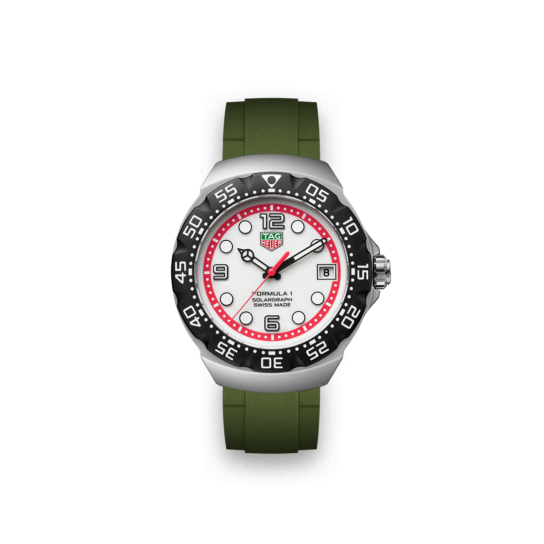 コードマスターズ codemasters　タイヤマーカー　F1 2010　非売品 Straight Rubber Strap for Tag Heuer® Formula 1 Solargraph WBY111A