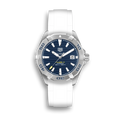 Rubber Strap for TAG HEUER® Aquaracer Calibre 5 Blue in 41mm (Ref: WBD211XXX)