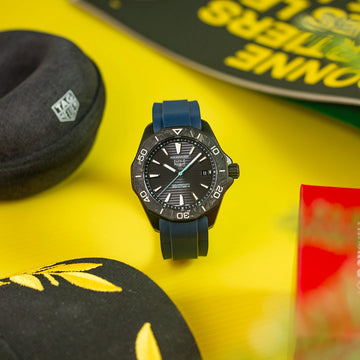 ZEALANDE ブラックラバーベルト TAG HEUER AQUARACER Tag_Heuer_Aquaracer_Pro_200_So