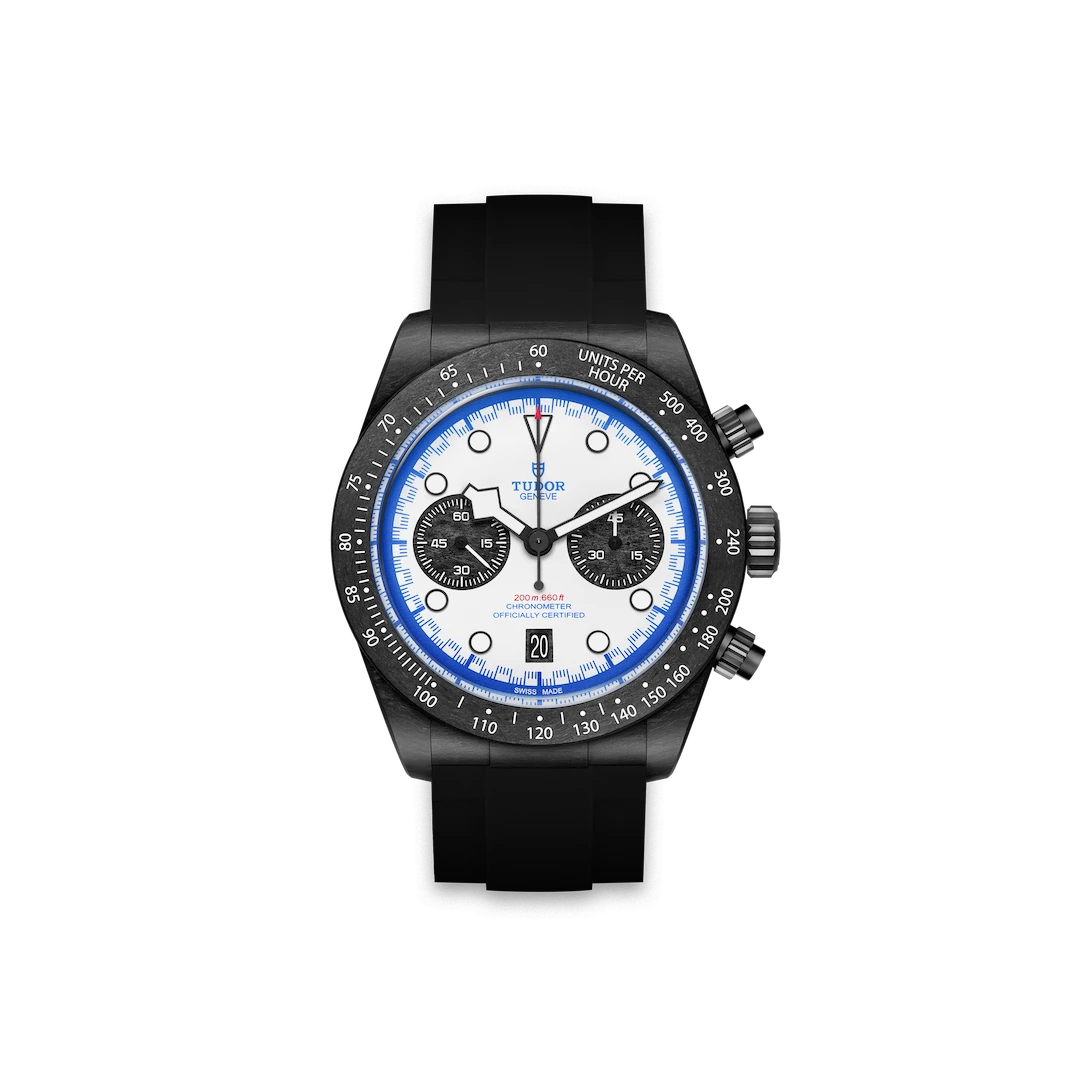 Straight Rubber Strap Tudor BLACK BAY Chronograph 