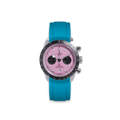 Bracelet en caoutchouc pour chronographe Tudor® BLACK BAY avec cadran rose 