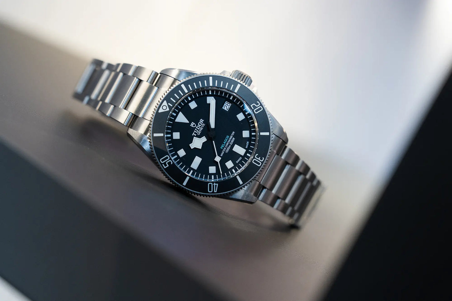 Tudor pelagos ultra watch on metal strap